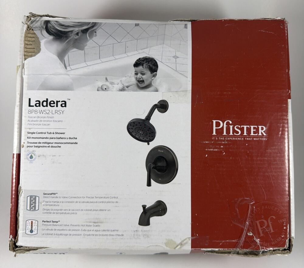 Pfister Ladera Single Control Tub & Shower Set - Tuscan Bronze - Open Box